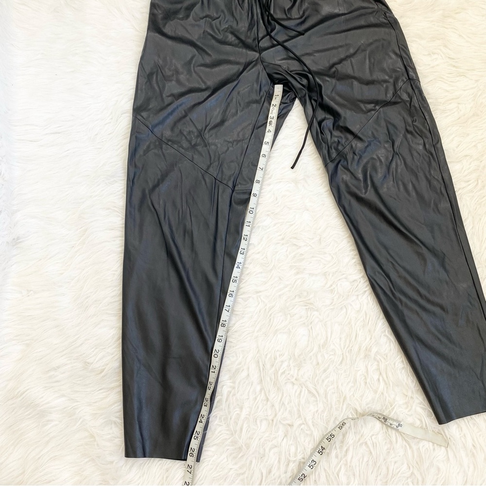 RAMY BROOK Black Faux Leather Samson Pants - Picture 8 of 11